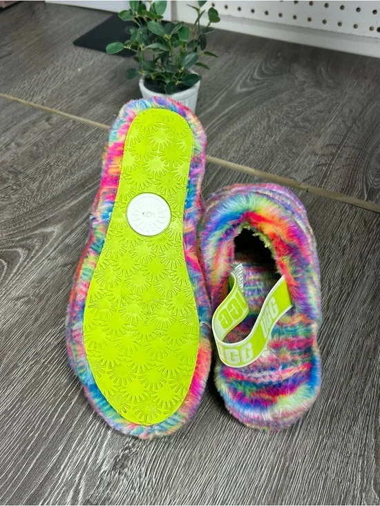 UGG FLUFF YEAH PIXELATE SLIPPERS - Picture 11 of 12